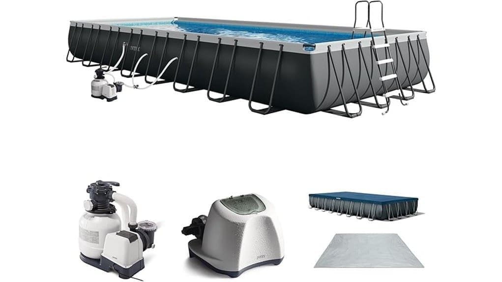 above ground pool with filter